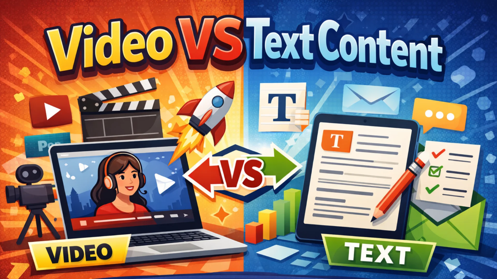Video VS Text
